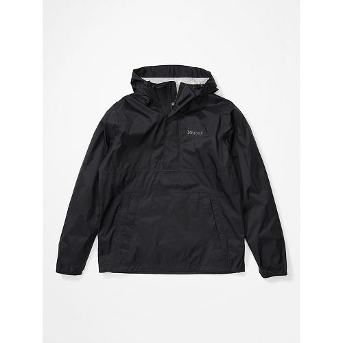 Marmot Rain Jacket Black NZ - PreCip Eco Jackets Mens NZ1253496